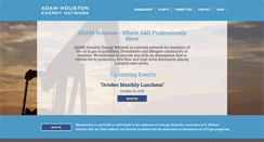 Desktop Screenshot of adamhouston.org